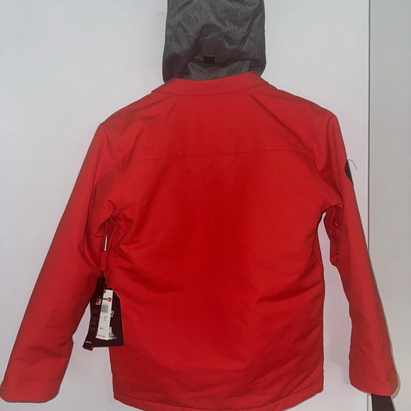 Quicksilver Boys M(12) Winter Jacket Red w detachable hood NWT - Picture 5 of 11
